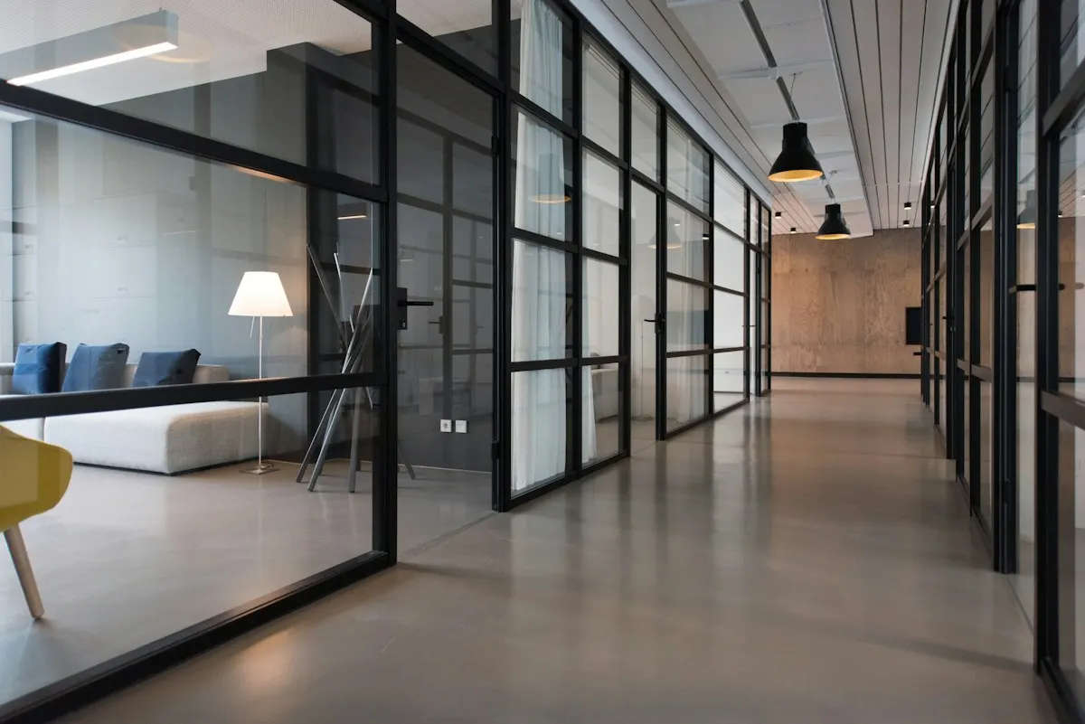 Stock illustration for a fit-out demonstration brief; not a company project